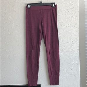 Maroon leggings